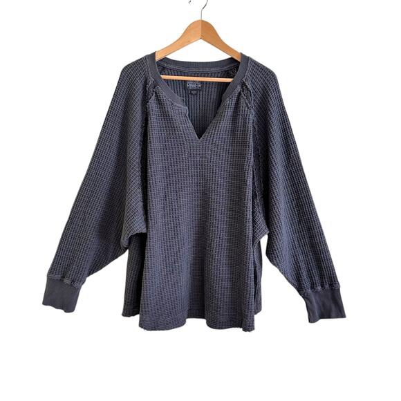 American Eagle Tops - American Eagle Feels Seriously Lived-In Waffle L/S Thermal Shirt Women's XL